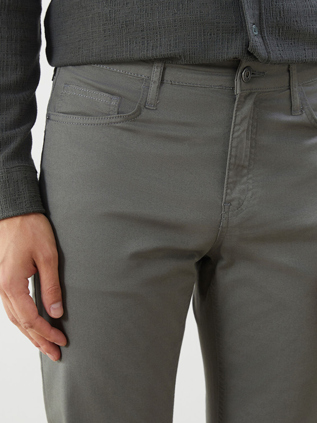 LCWAIKIKI Classic Slim Fit Men's Chino Trousers -W52287Z8-P5X
