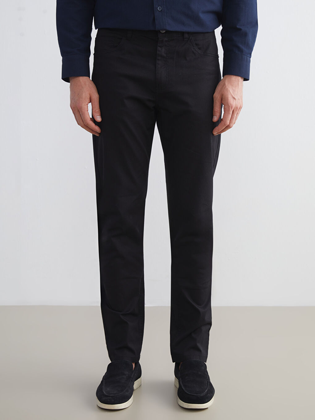 LCWAIKIKI Classic Slim Fit Men's Chino Trousers -W52287Z8-CVL