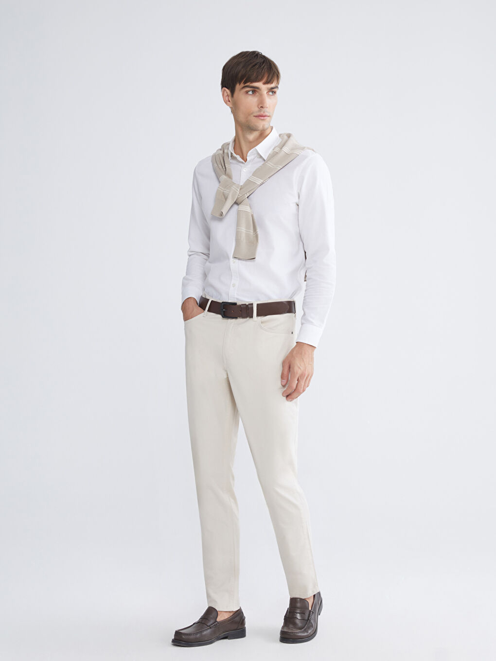 Slim Fit Men's Chino Trousers-1