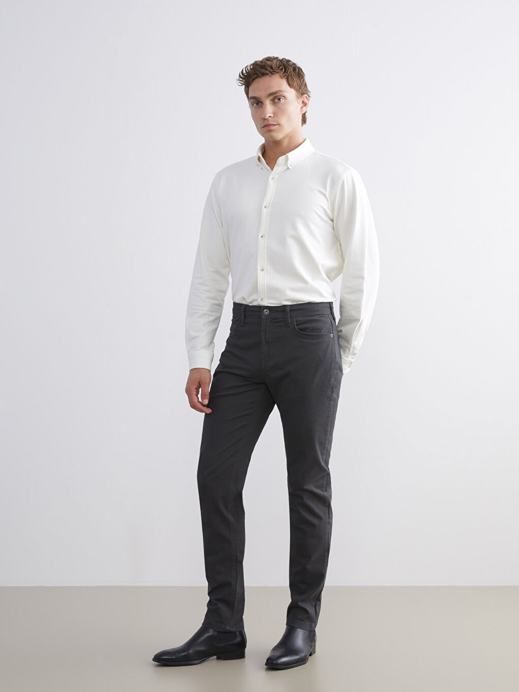 Slim Fit Men's Chino Trousers-1