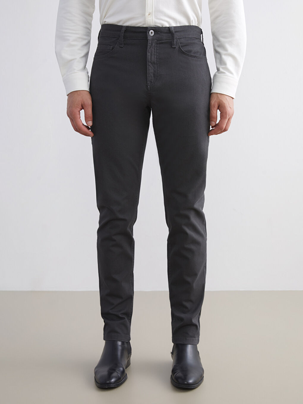 Slim Fit Men's Chino Trousers-2