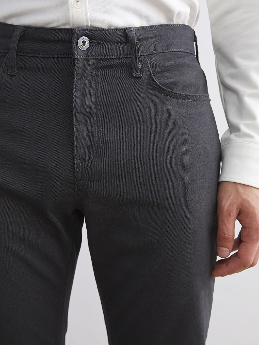 Slim Fit Men's Chino Trousers-4