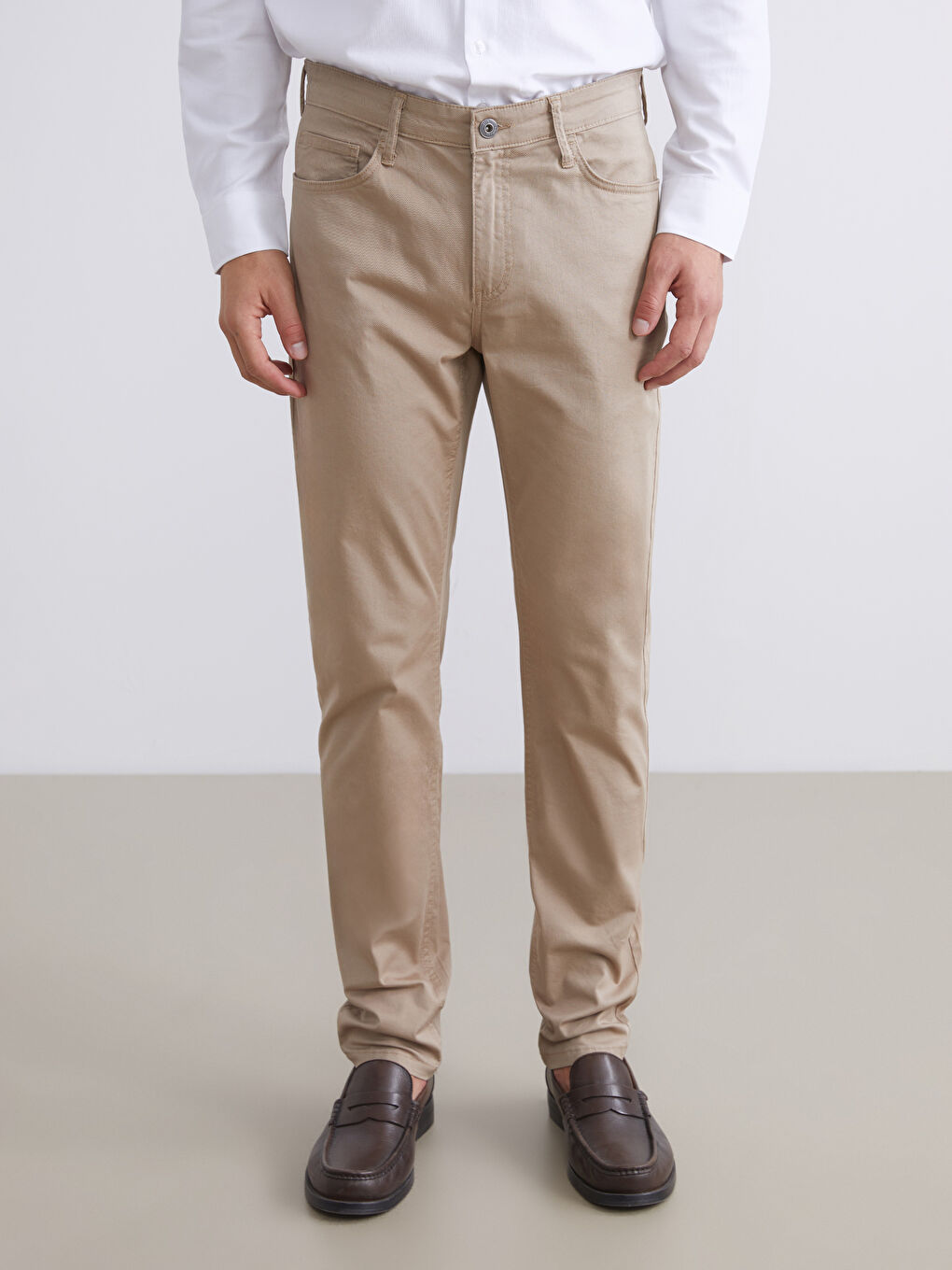 Slim Fit Men's Chino Trousers-2