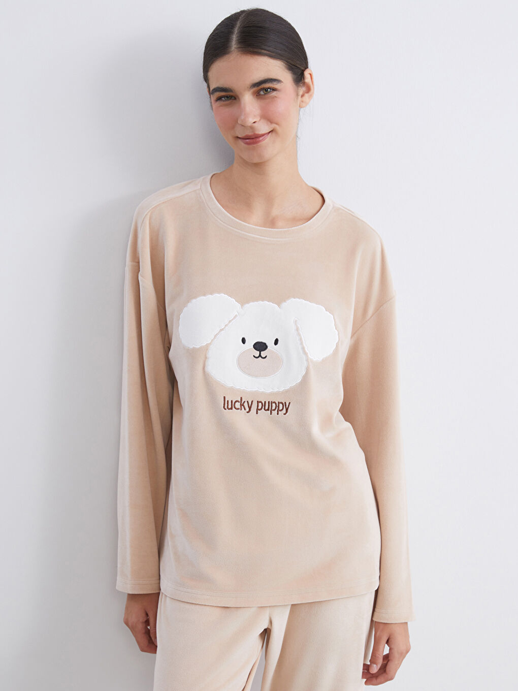 Woman BEIGE Pyjama Set-1