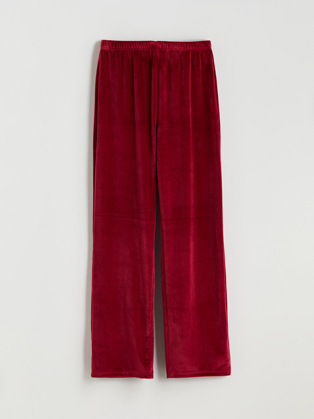 Crew Neck Embroidered Women's Velvet Pyjama Set-7