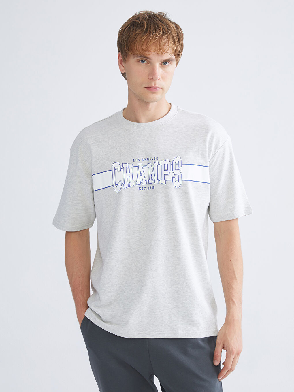 XSIDE Crew Neck Men's T-Shirt -W52323Z8-847