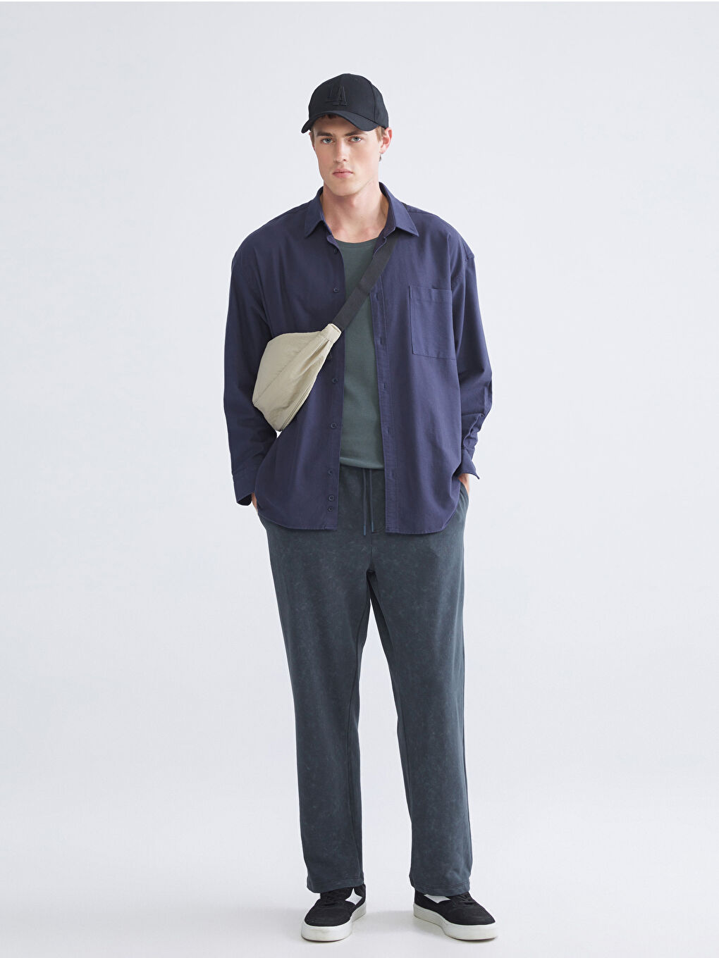 Loose Fit Men's Trousers-1