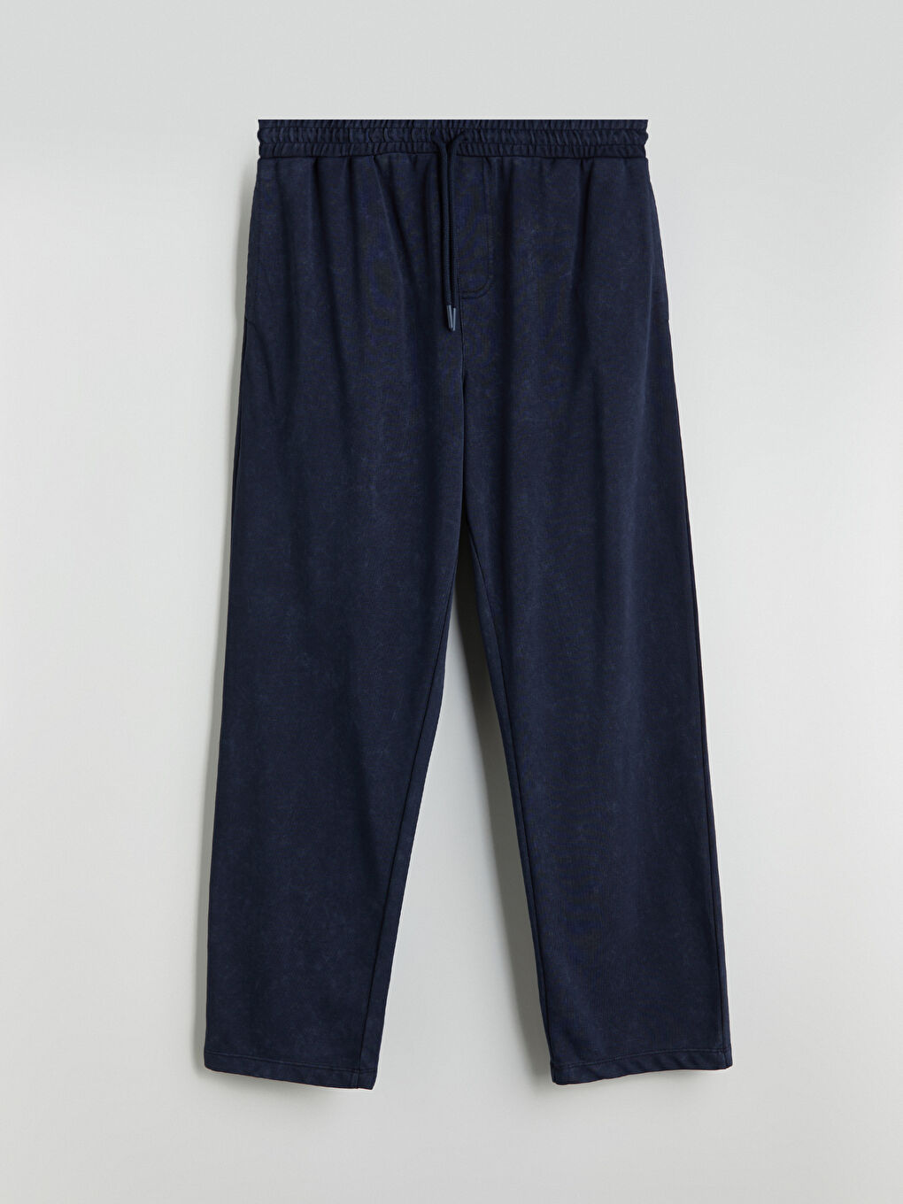 Lacivert Bol Kalıp Erkek Eşofman Altı-8