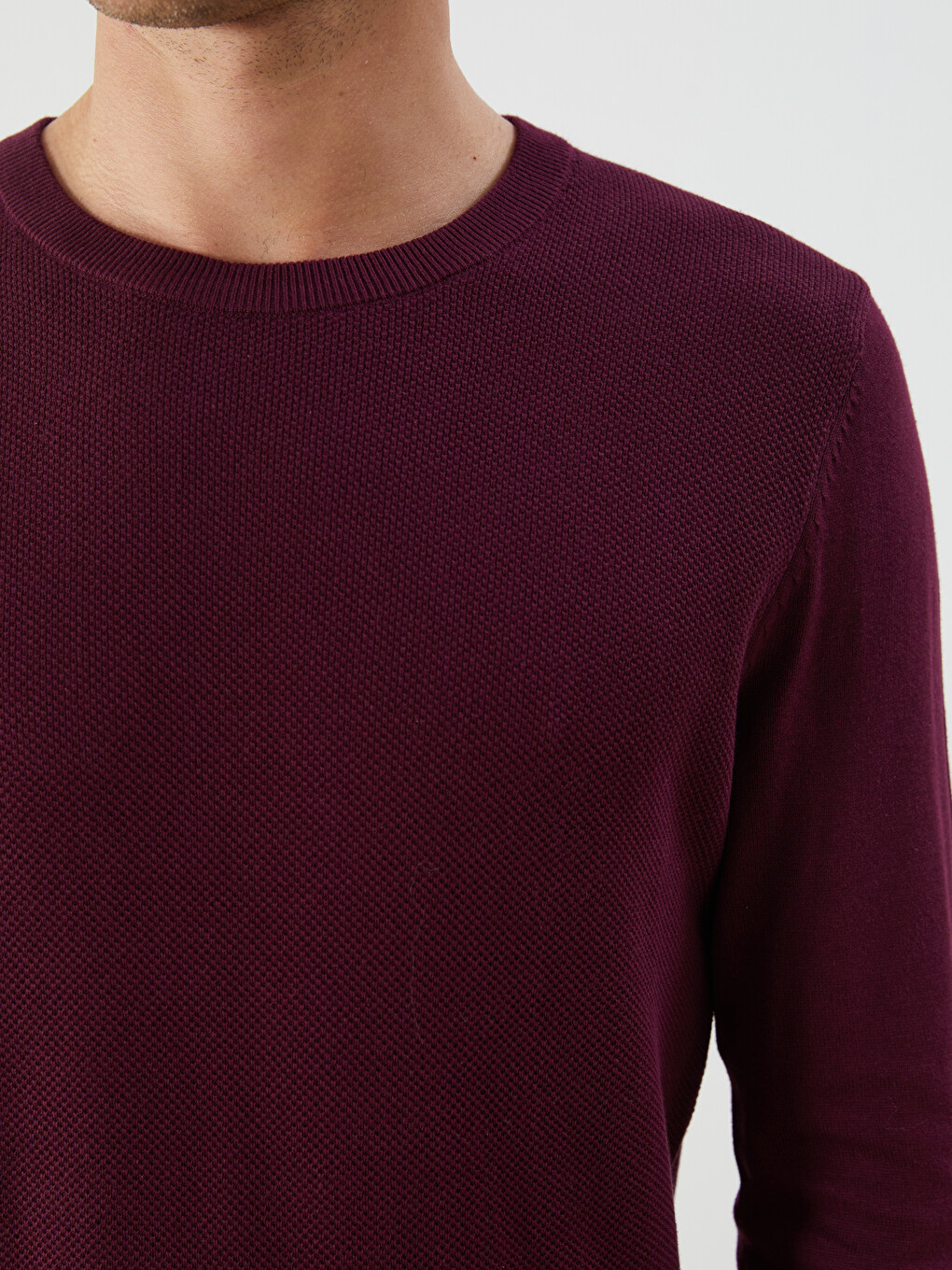 Crew Neck Men's Knitwear Sweater-7
