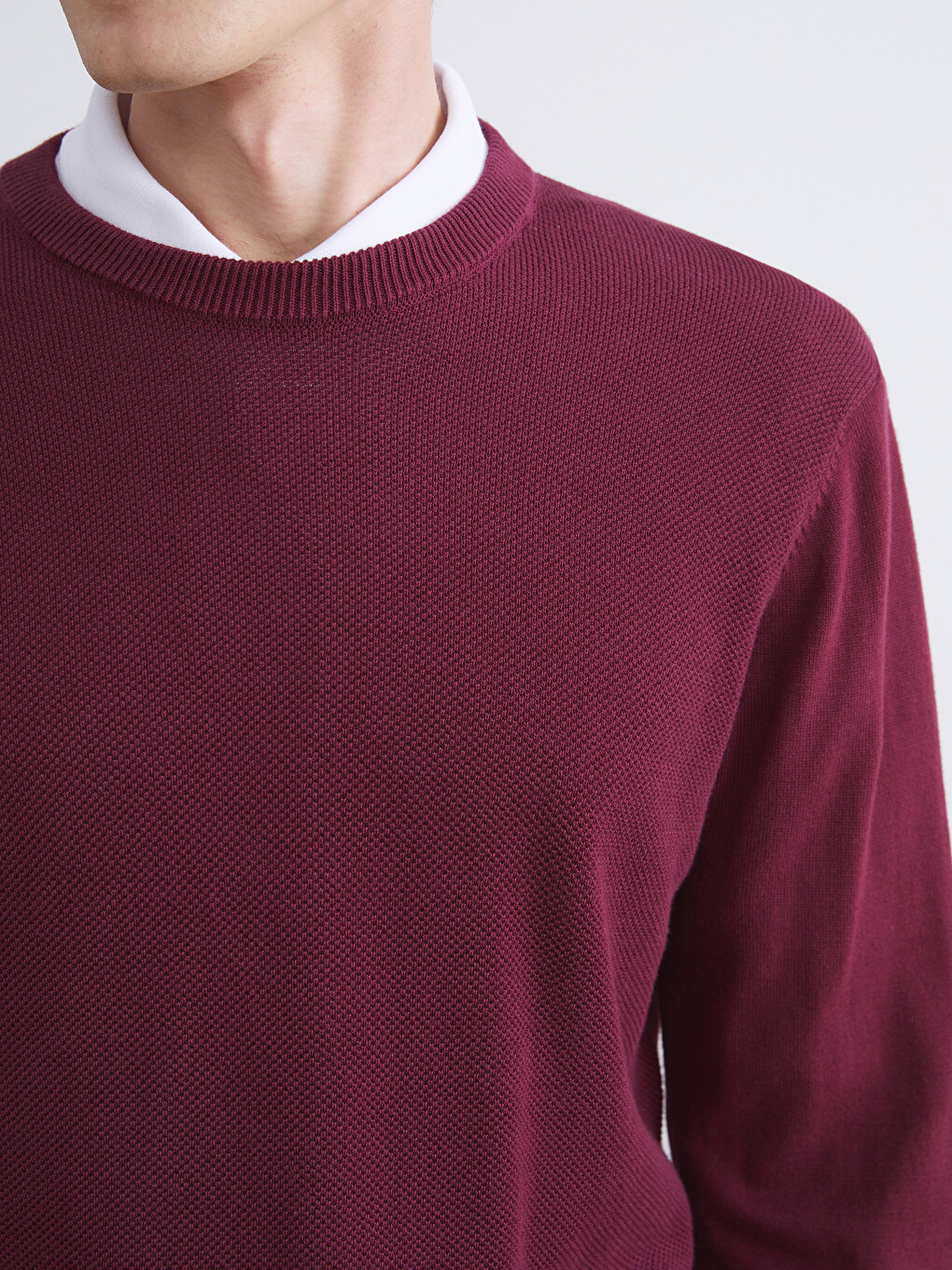 Crew Neck Men's Knitwear Sweater-6
