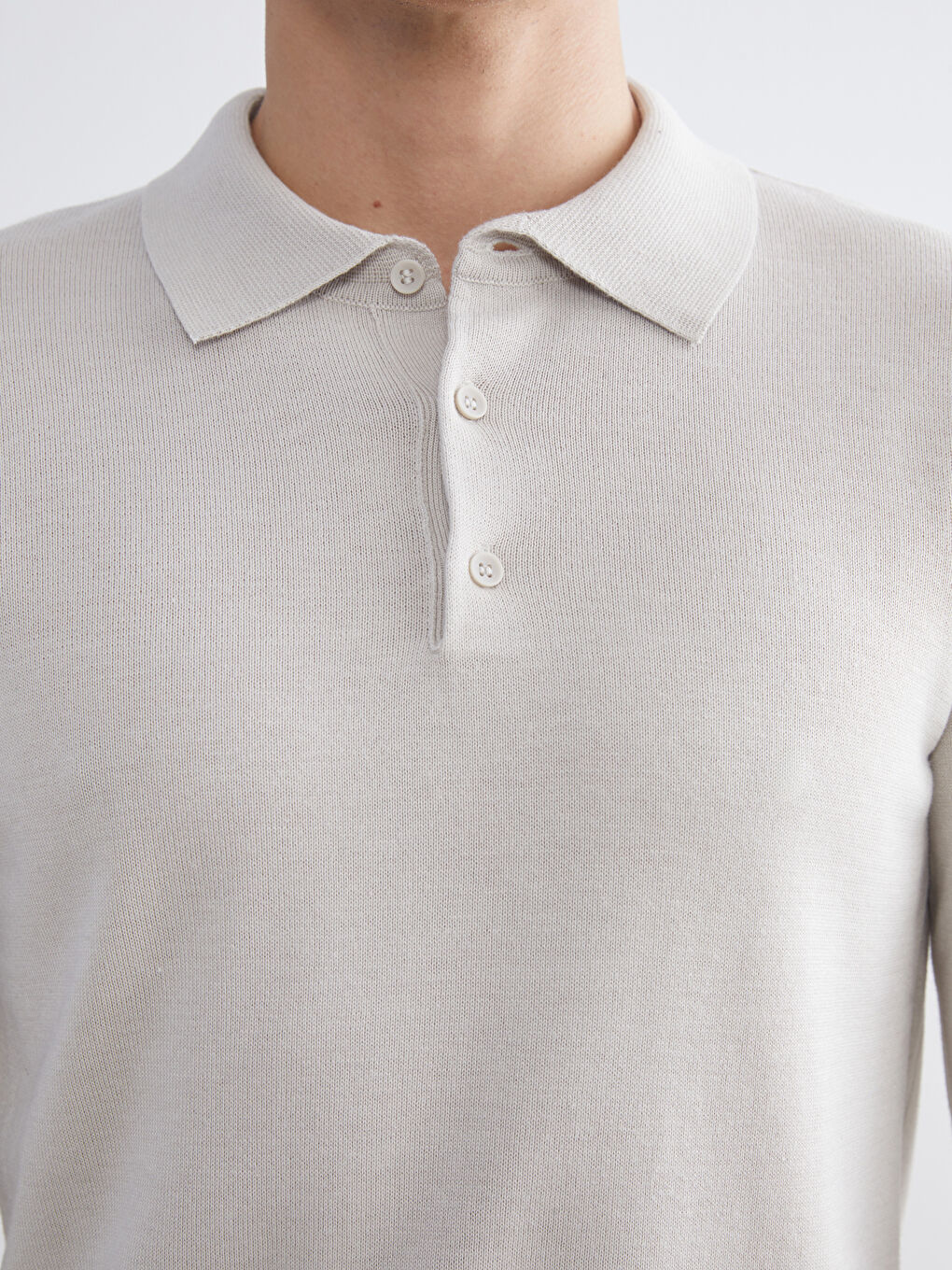 Polo Neck Men's Knitwear Sweater-2