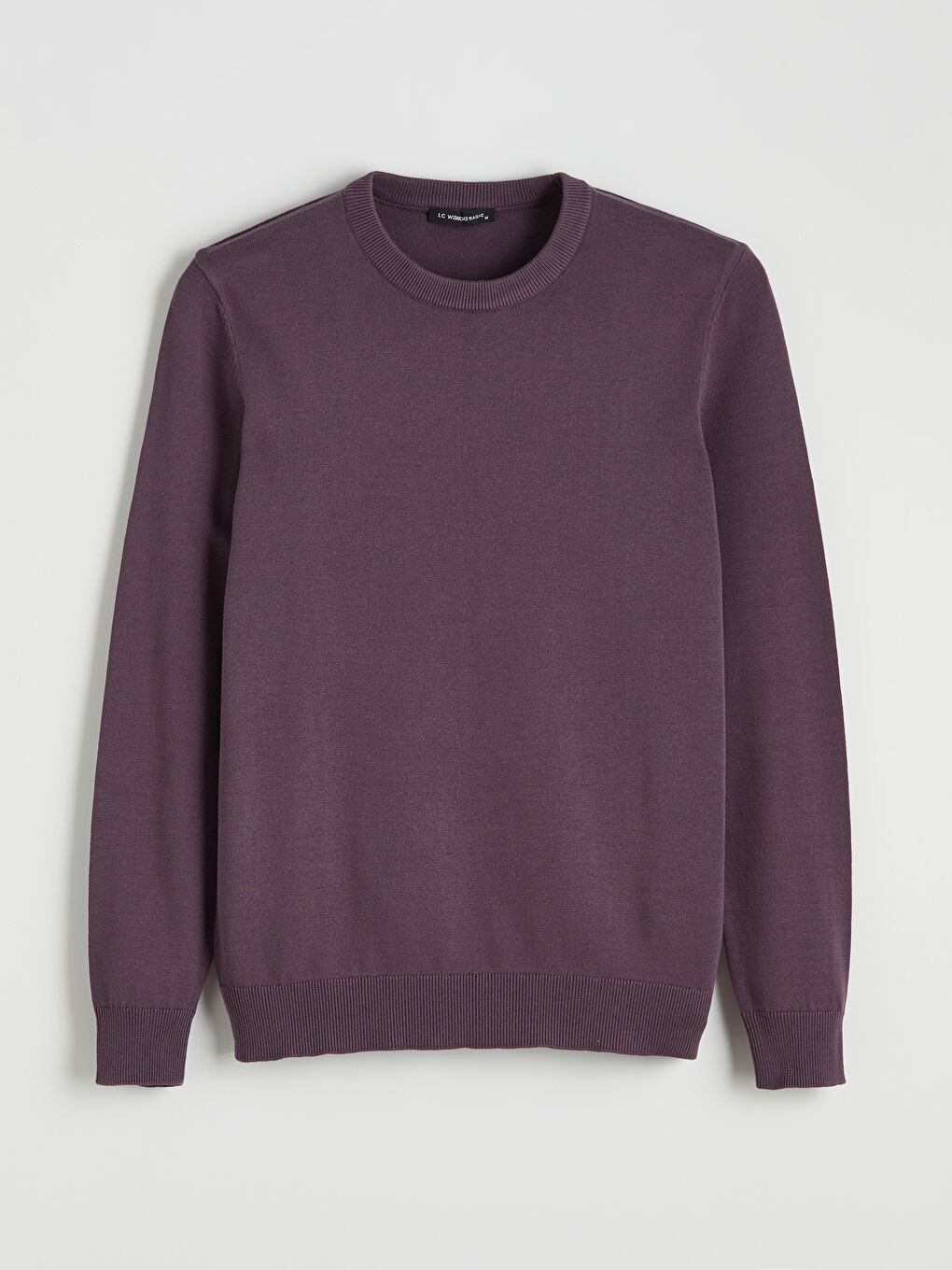 Mürdüm Bisiklet Yaka Erkek Triko Kazak