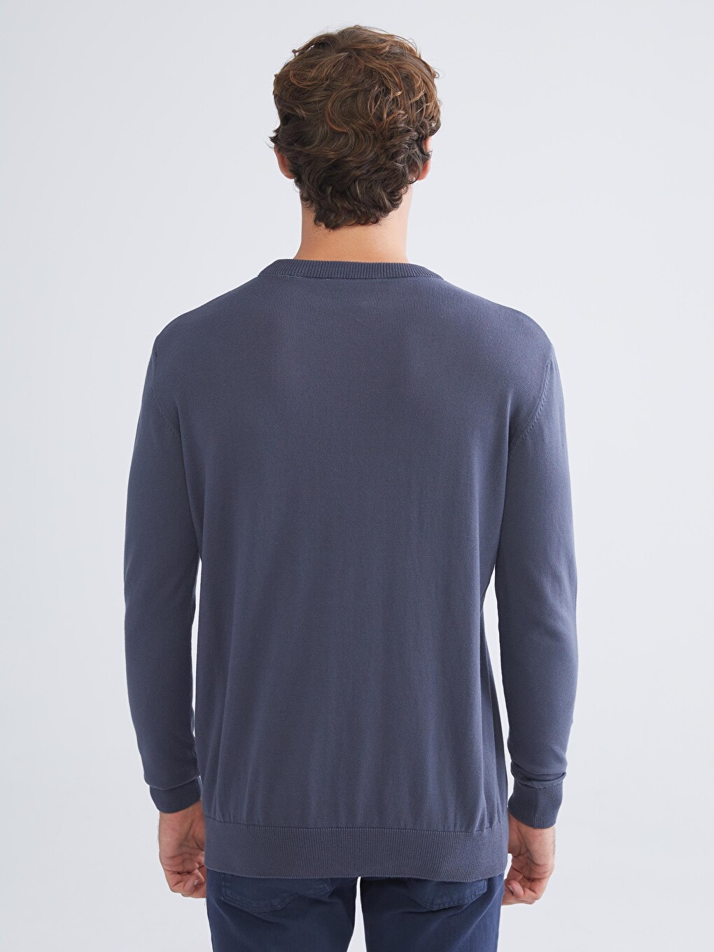 Crew Neck Men's Knitwear Sweater-3
