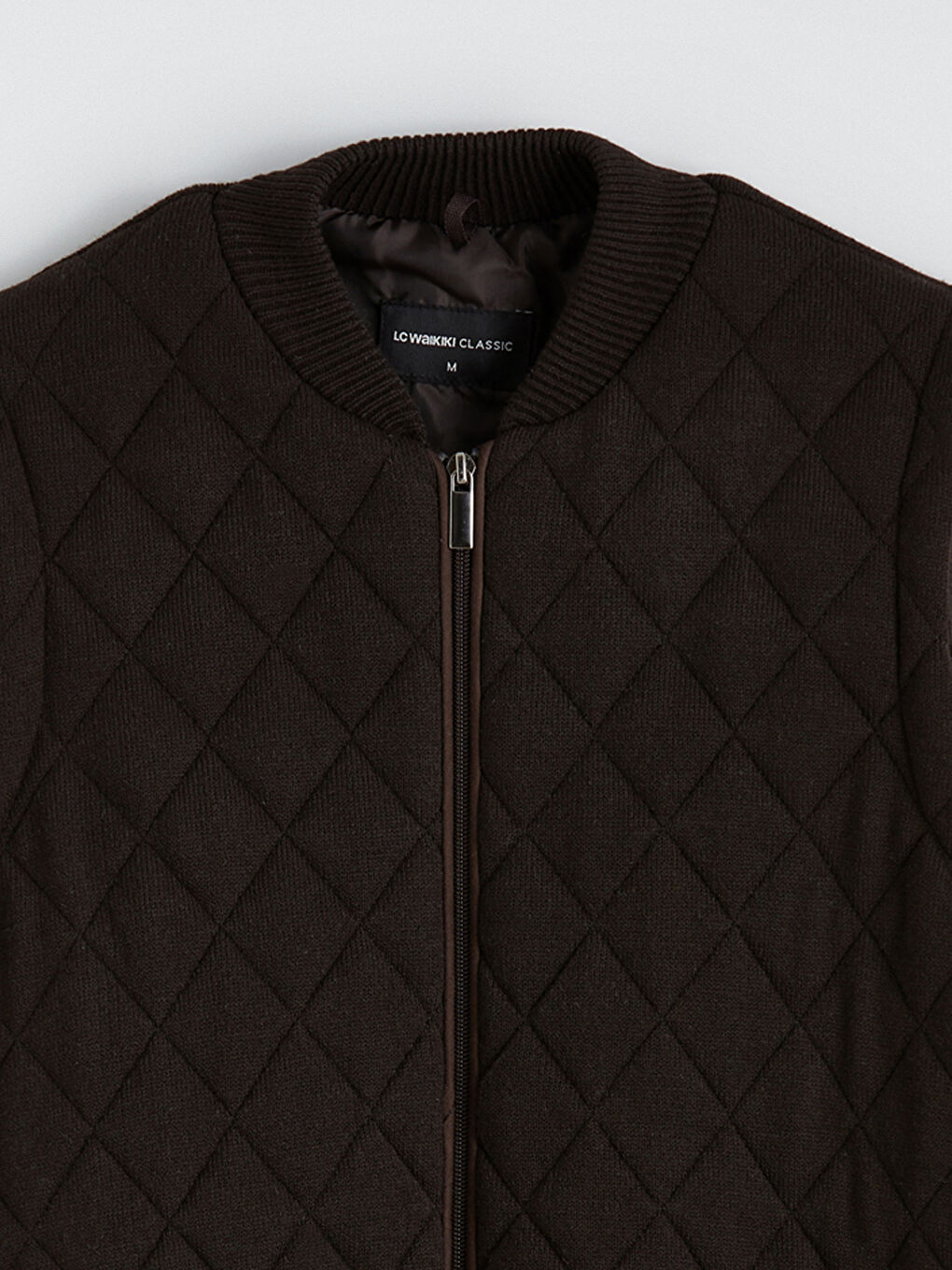 Kahverengi Standart Kalıp Kolej Yaka Erkek Yelek-6