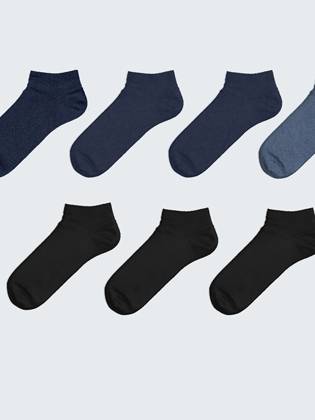 LCW ACCESSORIES Men's Trainer Socks 7 Pack -W52359Z8-CSH