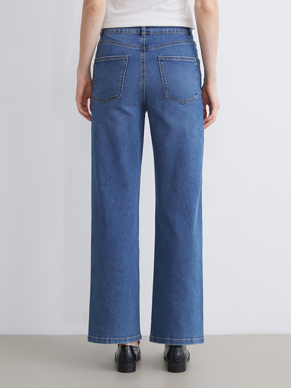 LCWAIKIKI Classic Wideleg Women's Jeans -W52387Z8-H45