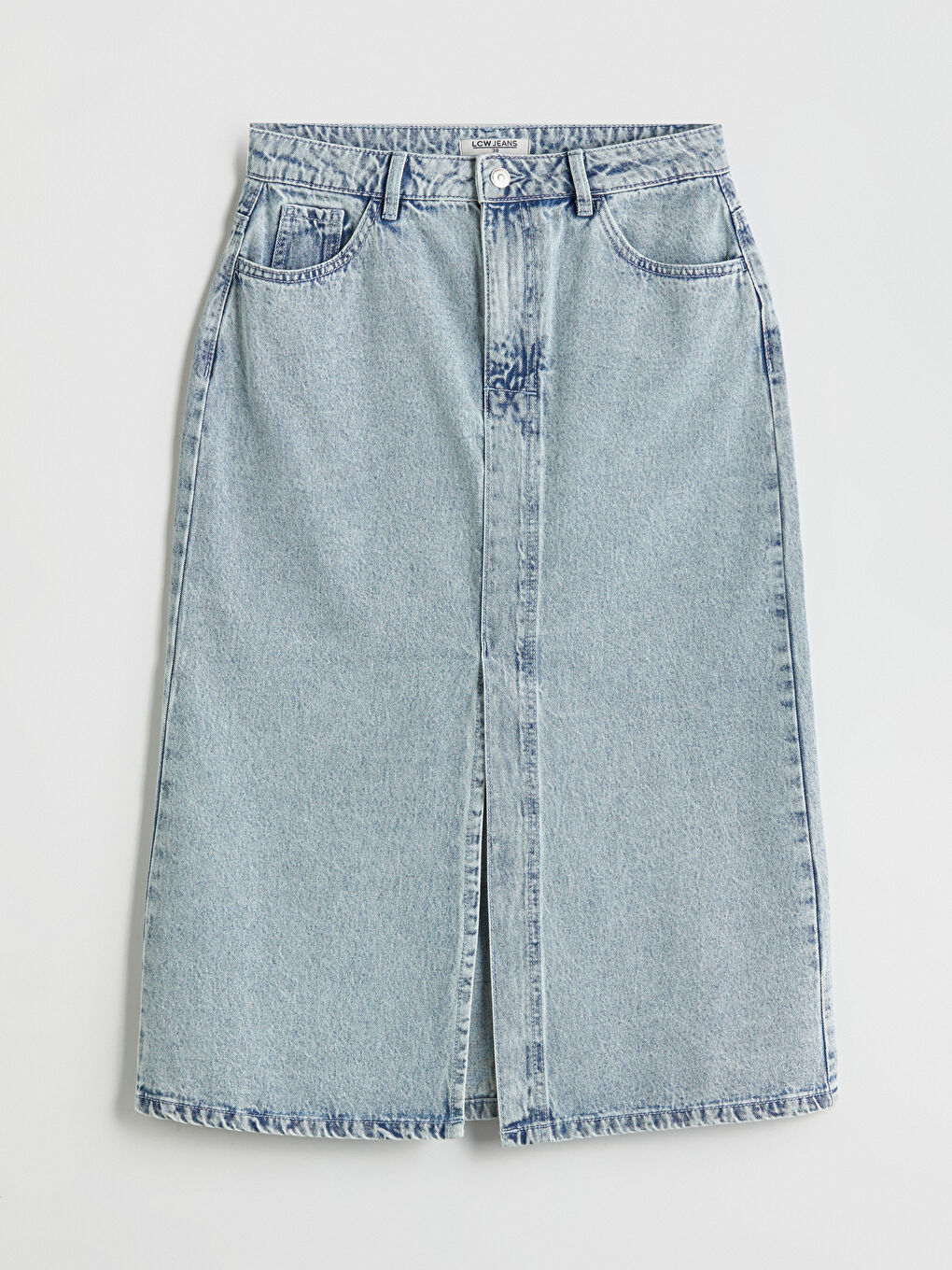 LCWAIKIKI Classic Slim Fit Denim Skirt -W52396Z8-311