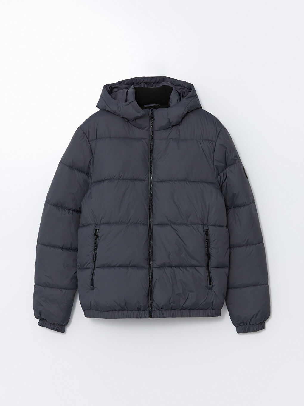 Standard Fit Hooded Men's Puffer Coat-5