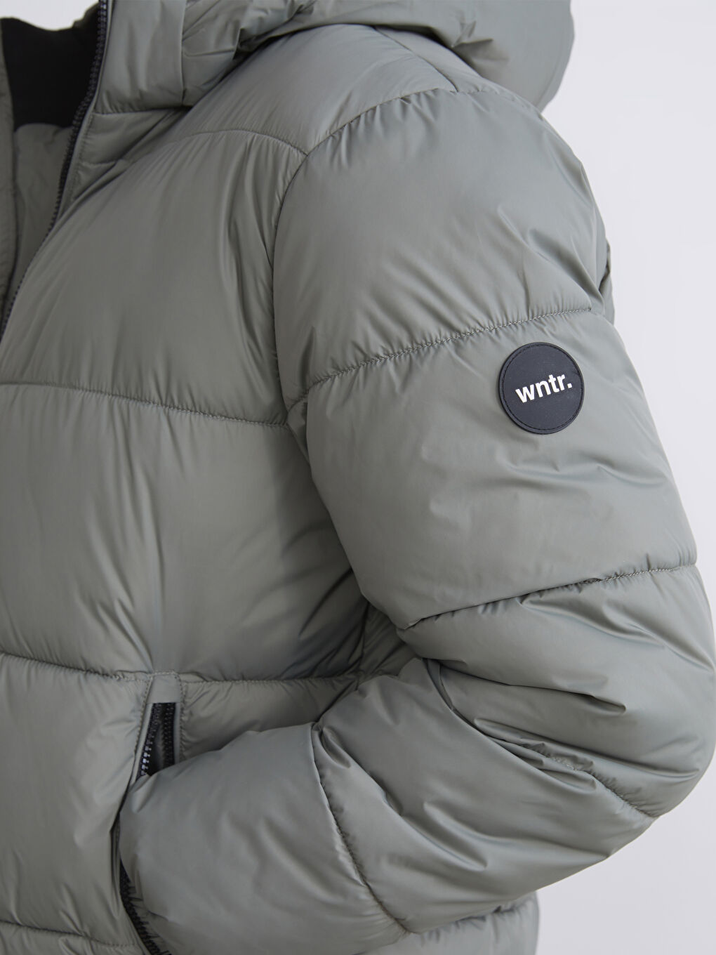 Standard Fit Hooded Men's Puffer Coat-2
