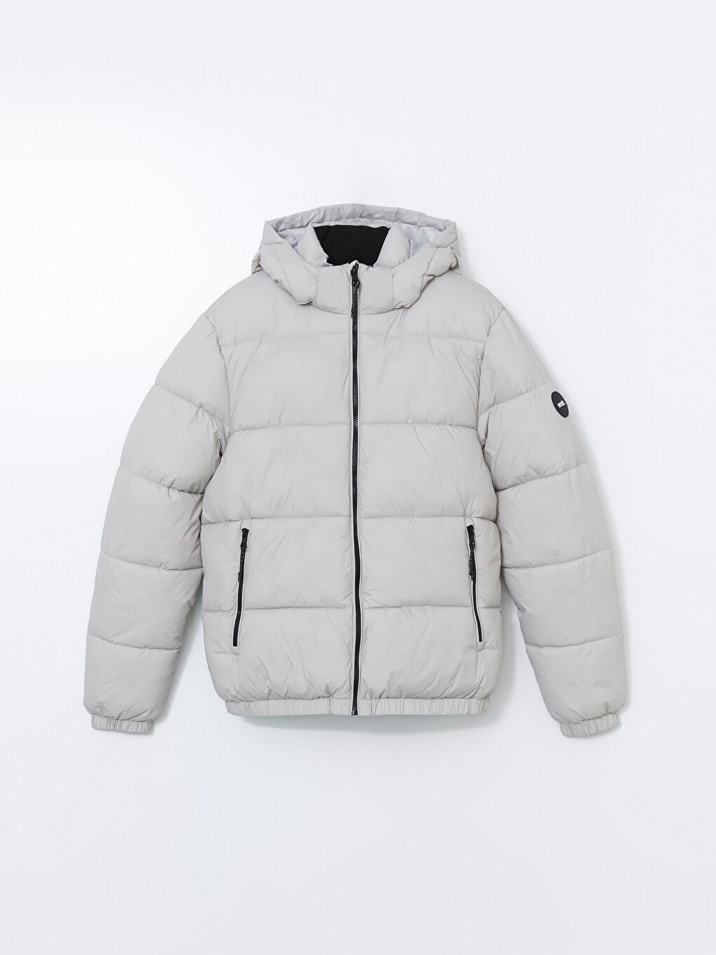 Standard Fit Hooded Men's Puffer Coat-5