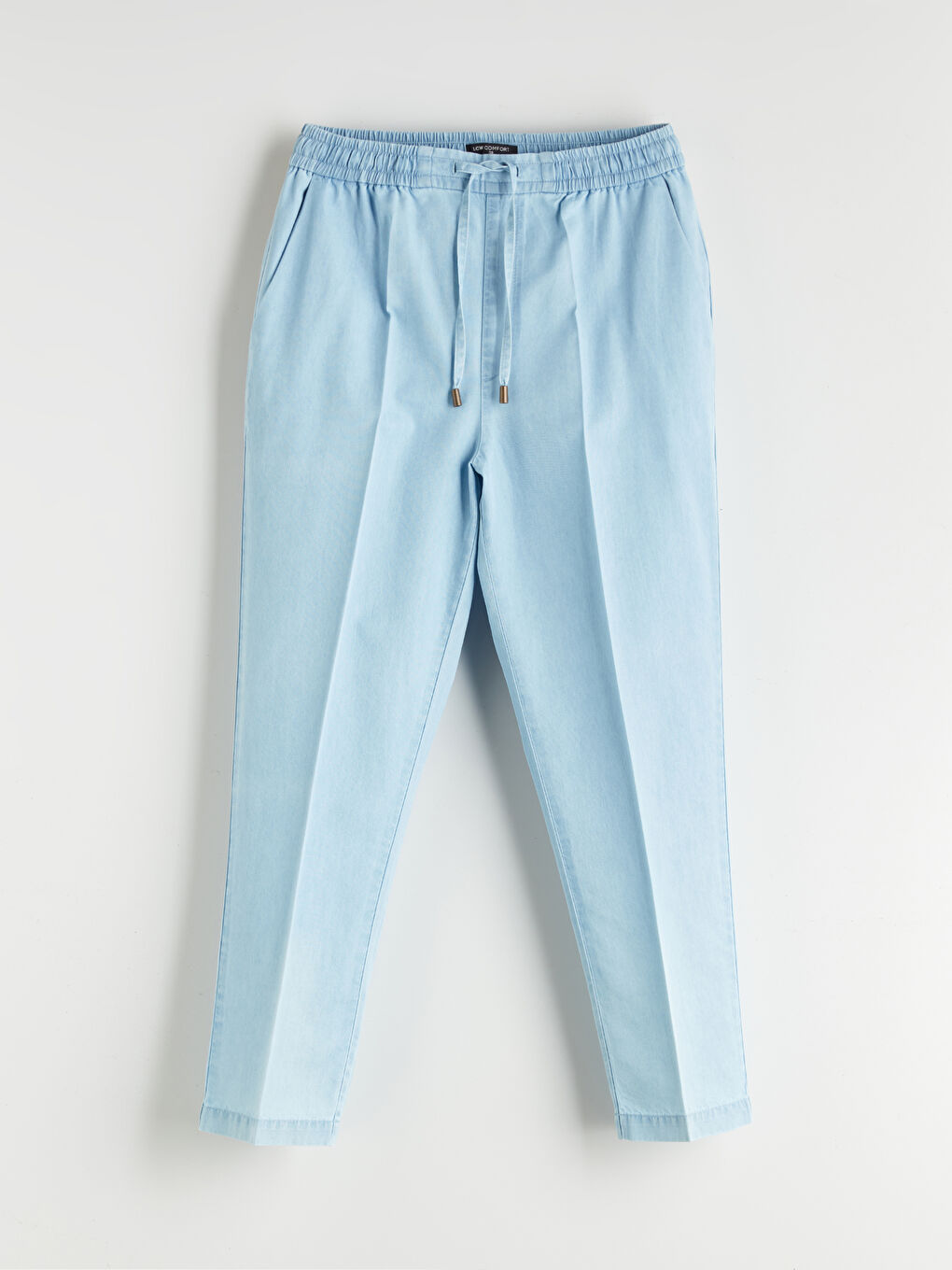 LCW Comfort جينز نساء بقصة كاروت فيت وخصر مطاطي -W52438Z8-311