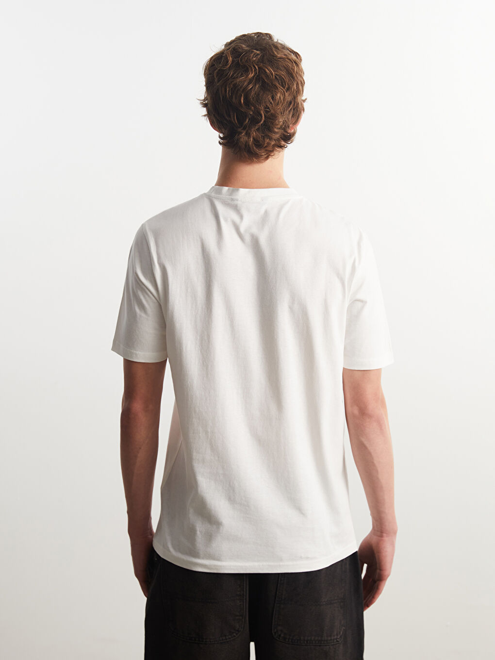 XSIDE Crew Neck Printed Jersey Men's T-Shirt -W52452Z8-R9J