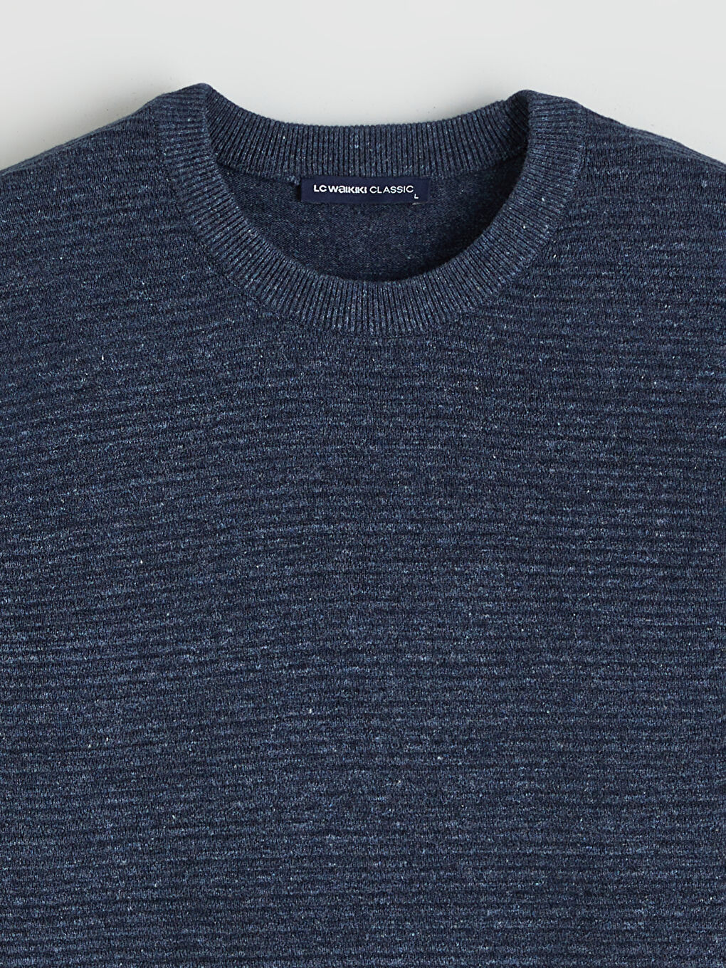 Muški Trikotažni Džemper Okruglog İzreza Dugih Rukava-5