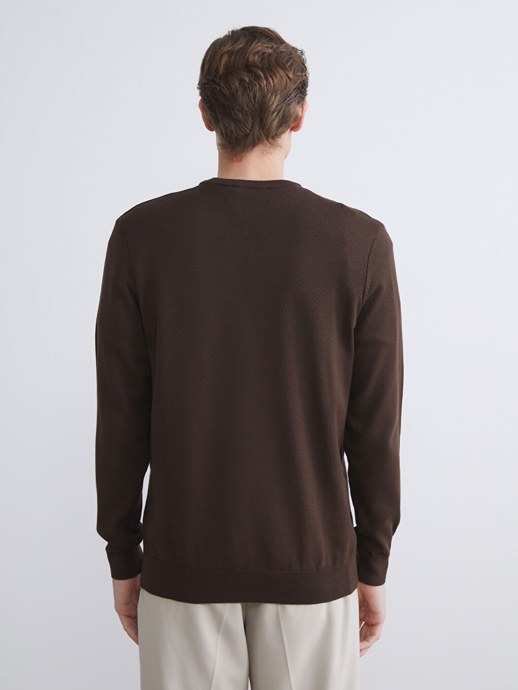 V Neck Men's Knitwear Sweater-3