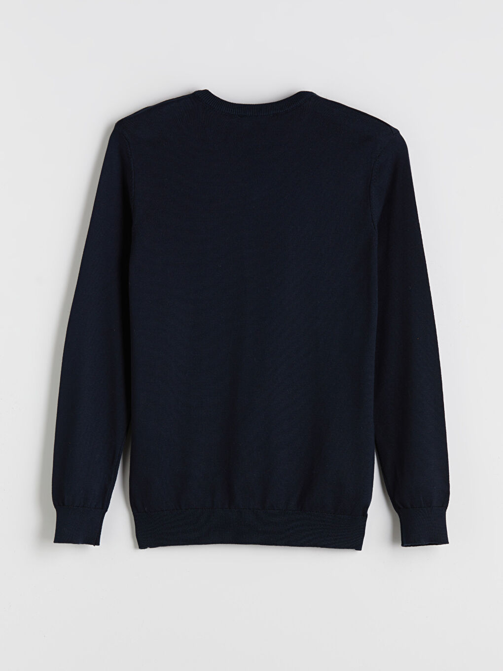 Lacivert V Yaka Erkek Triko Kazak-5