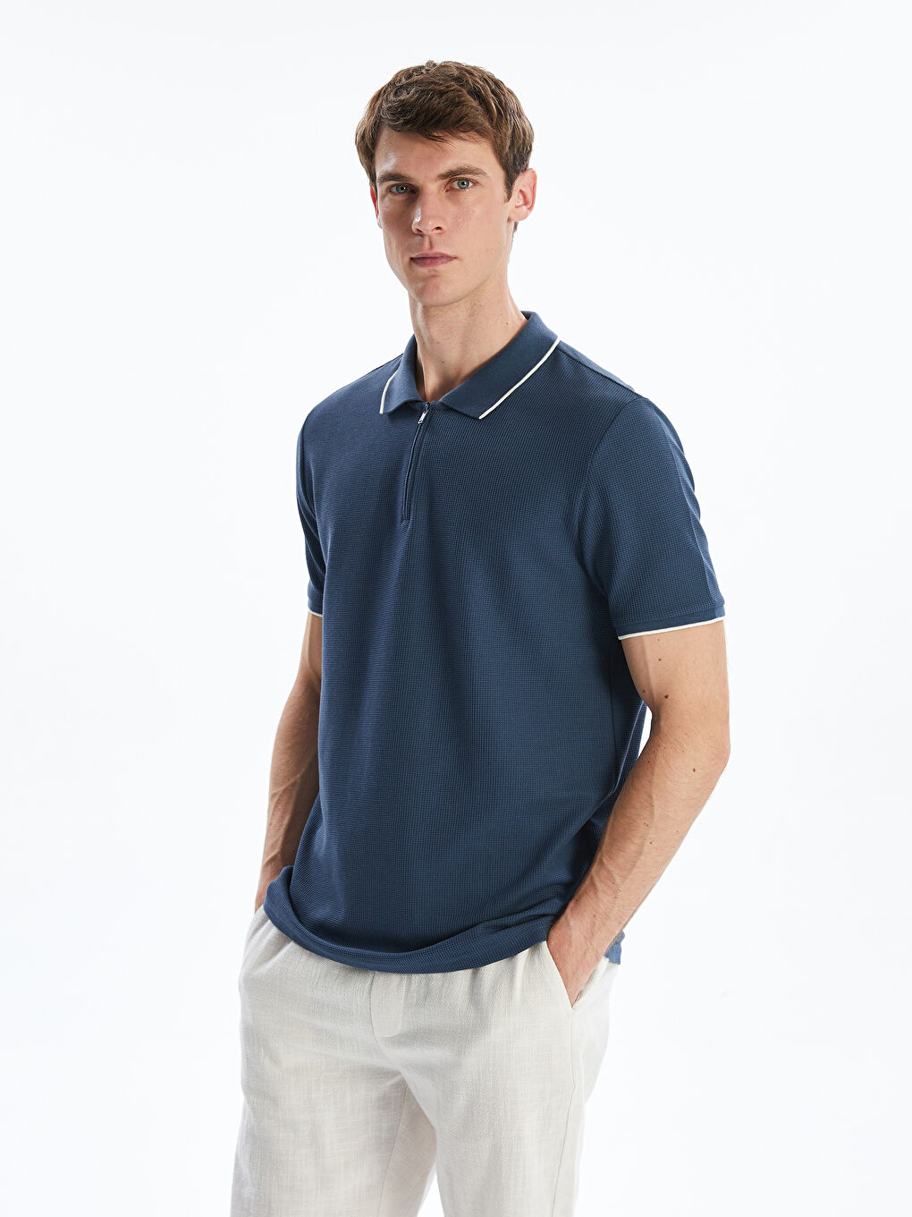 Men's Polo Neck T-Shirt