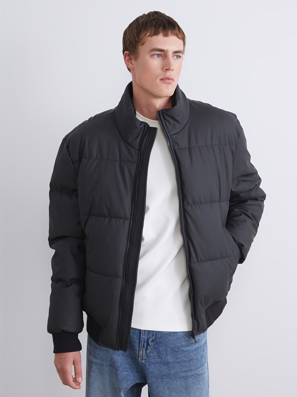 XSIDE Standard Fit Men's Puffer Coat -W52474Z8-CVL