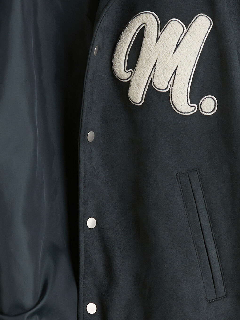 Вільний крій пальто із замші з відкладним коміром для чоловіків-9