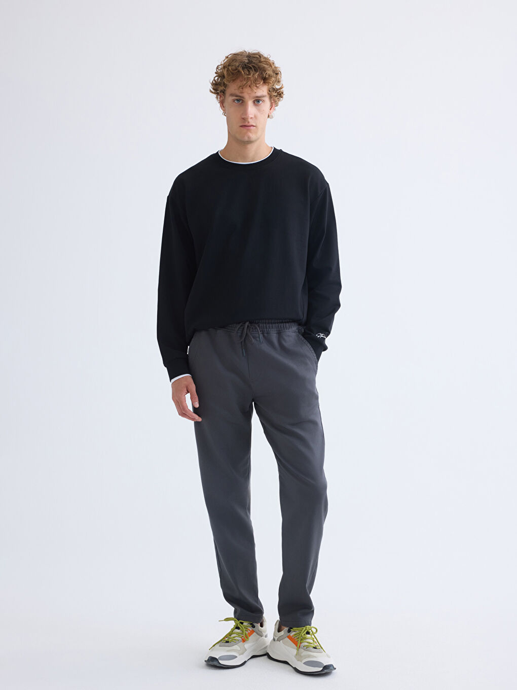 Antrasit Slim Fit Erkek Pantolon