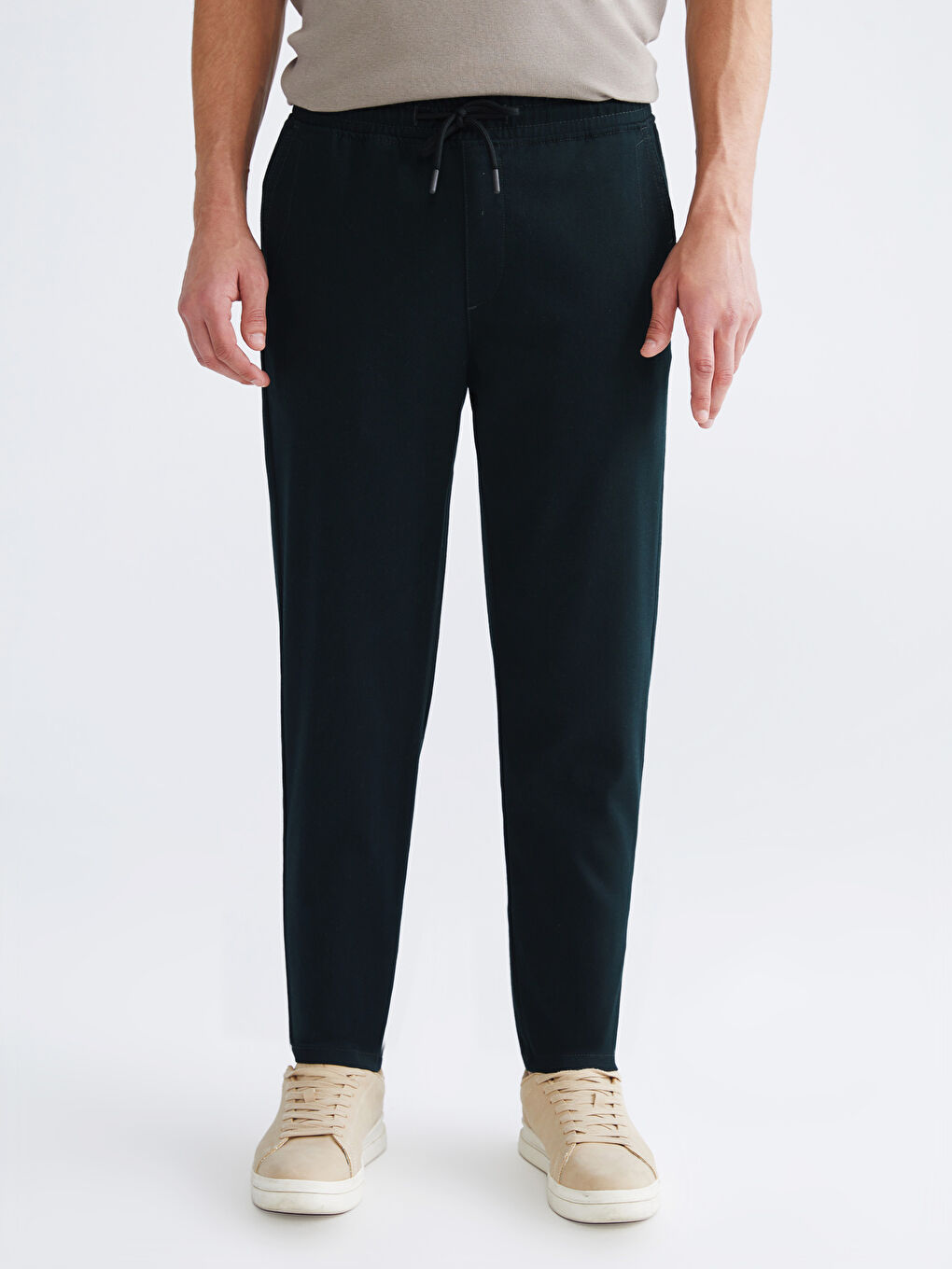 Petrol Slim Fit Erkek Pantolon-1