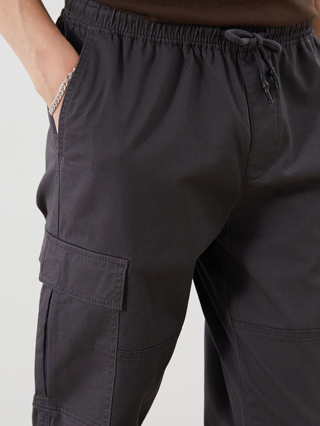 Standard Fit Men's Cargo Trousers-2