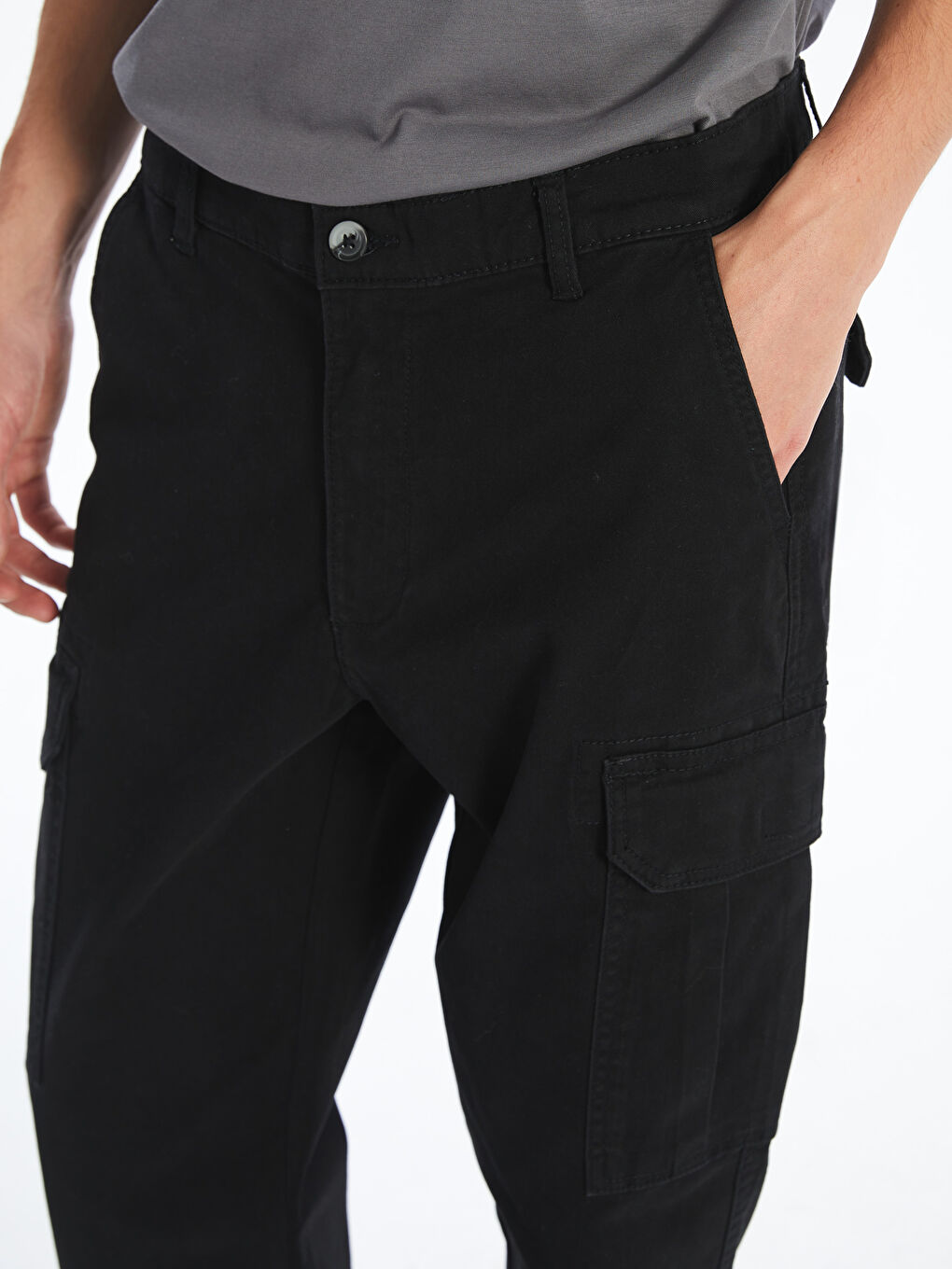 XSIDE Standard Fit Twill Men's Trousers -W52486Z8-RQL