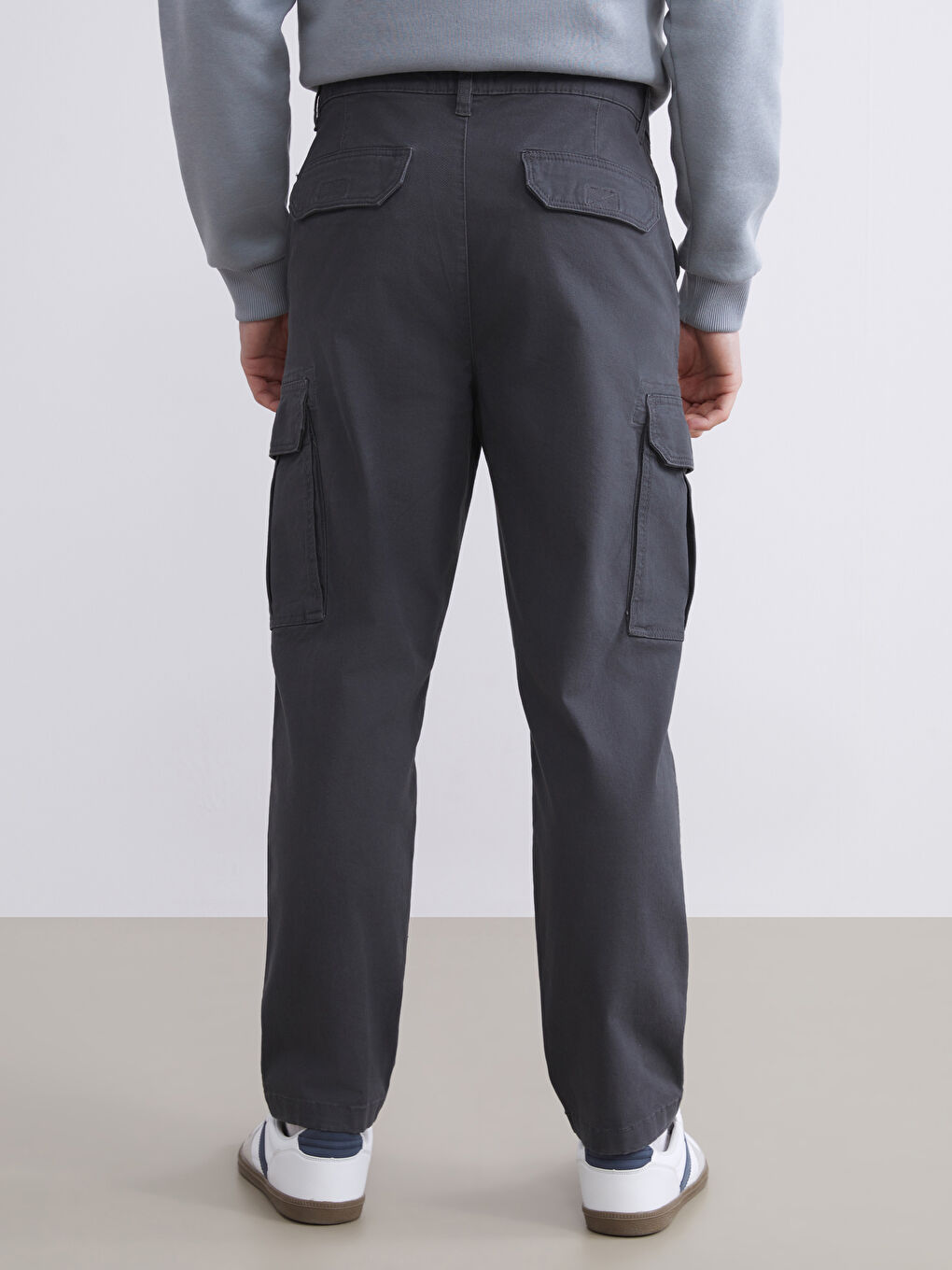 XSIDE Standard Fit Twill Men's Trousers -W52486Z8-SEH