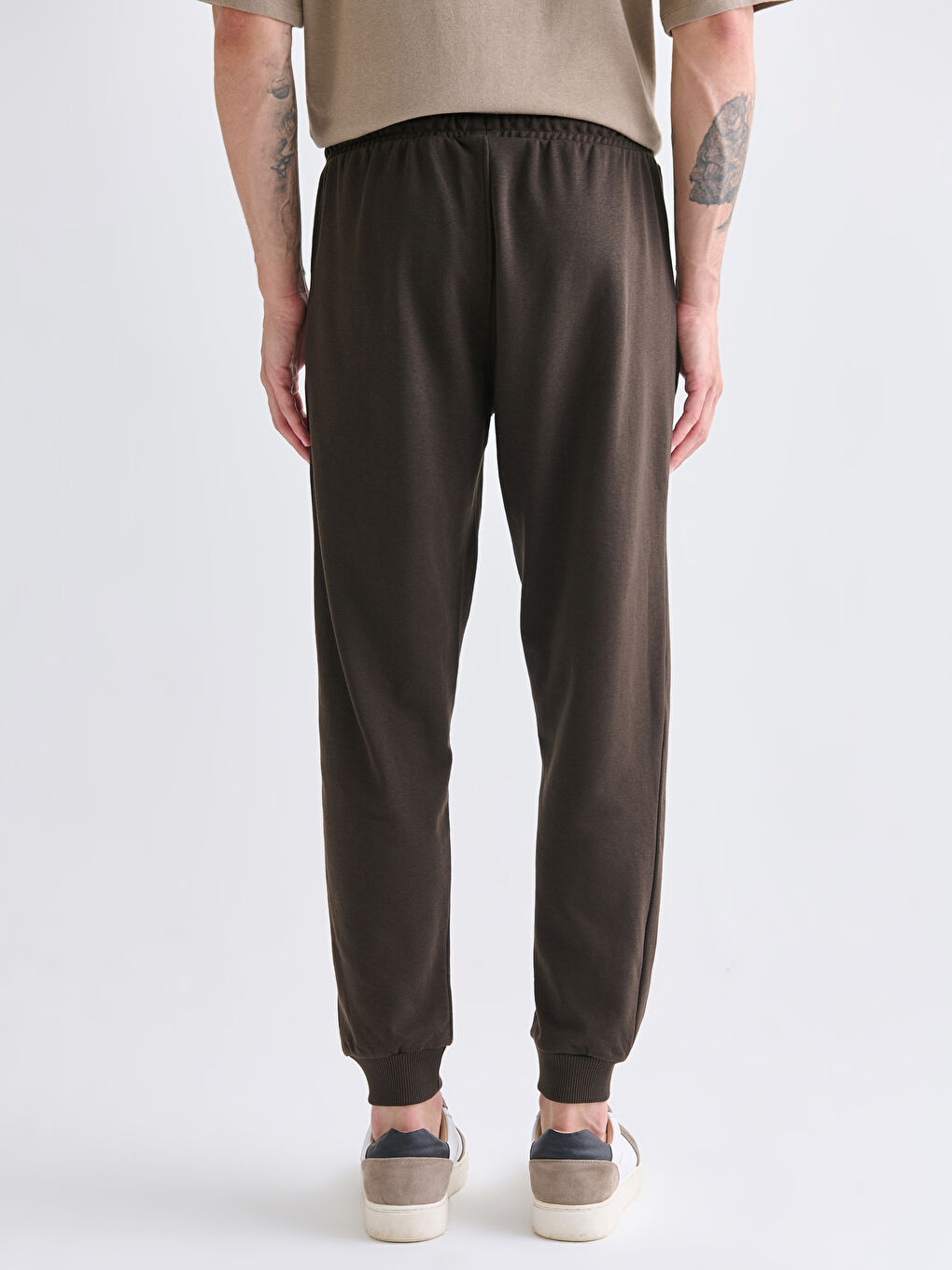 Standard Fit Twill Men's Trousers-3