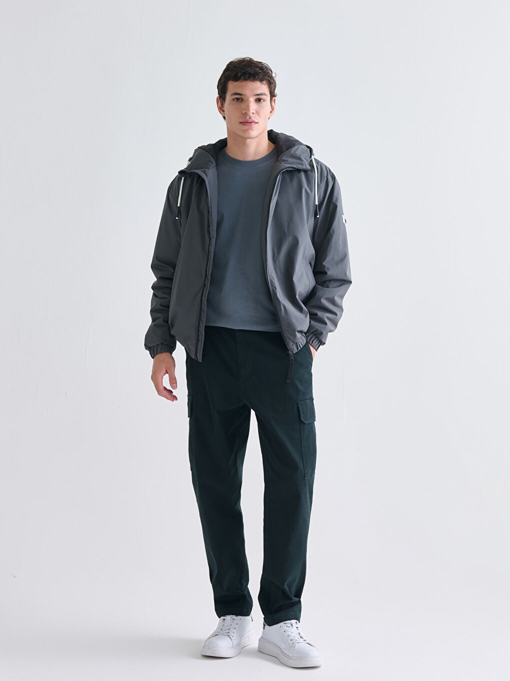 Standard Fit Twill Men's Trousers