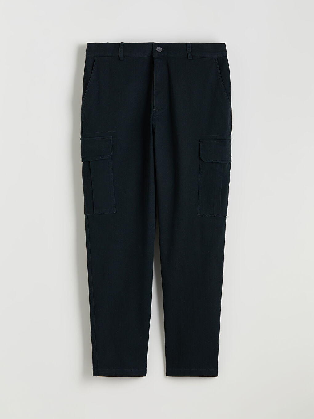 Standard Fit Twill Men's Trousers-4