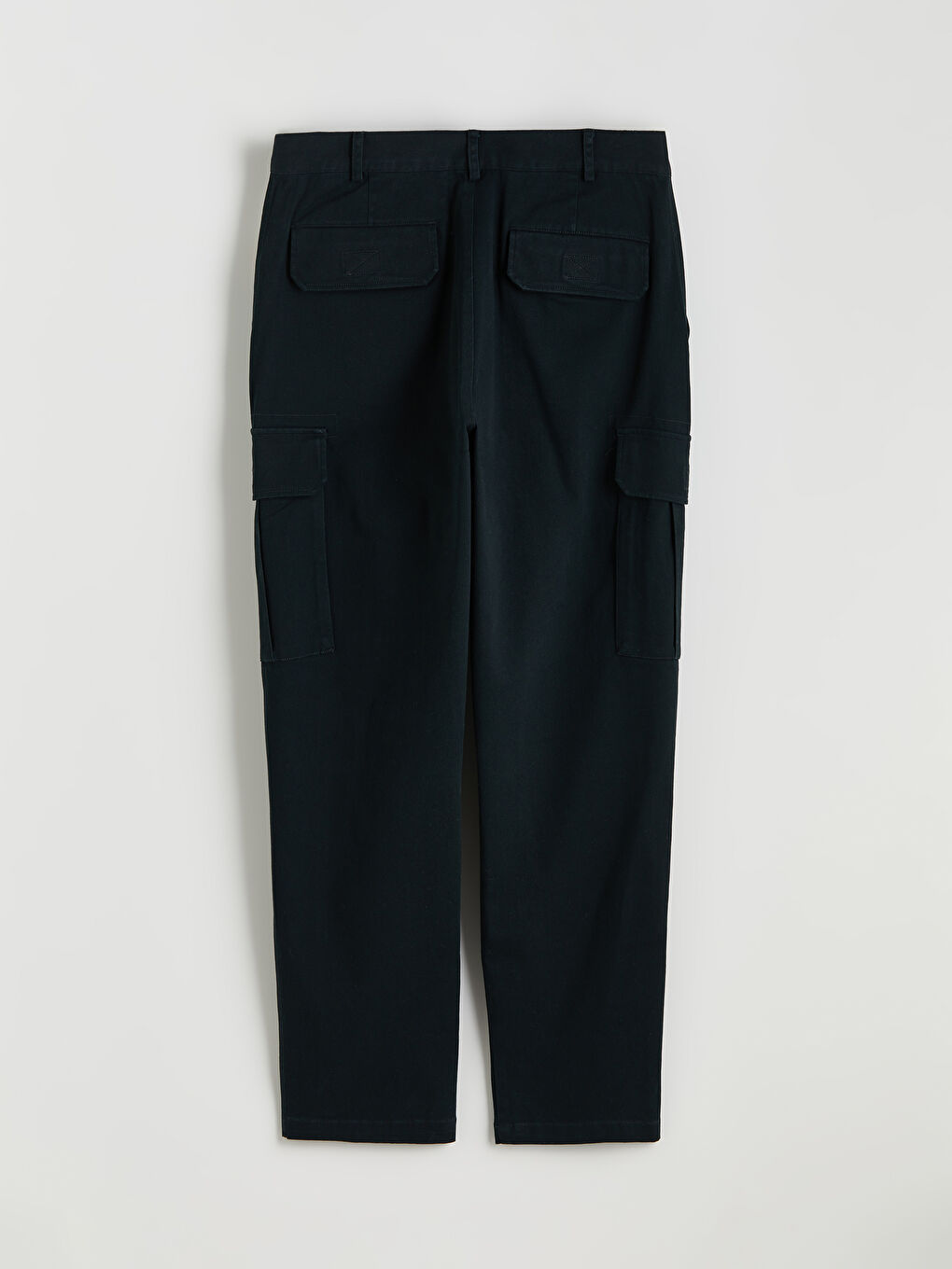 Standard Fit Twill Men's Trousers-5