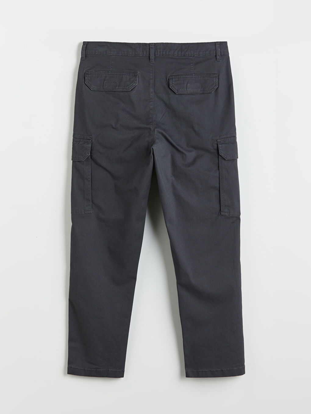 Standard Fit Twill Men's Cargo Trousers-5