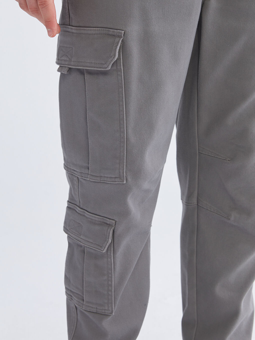 XSIDE Slim Fit Men's Cargo Trousers -W52493Z8-RDK