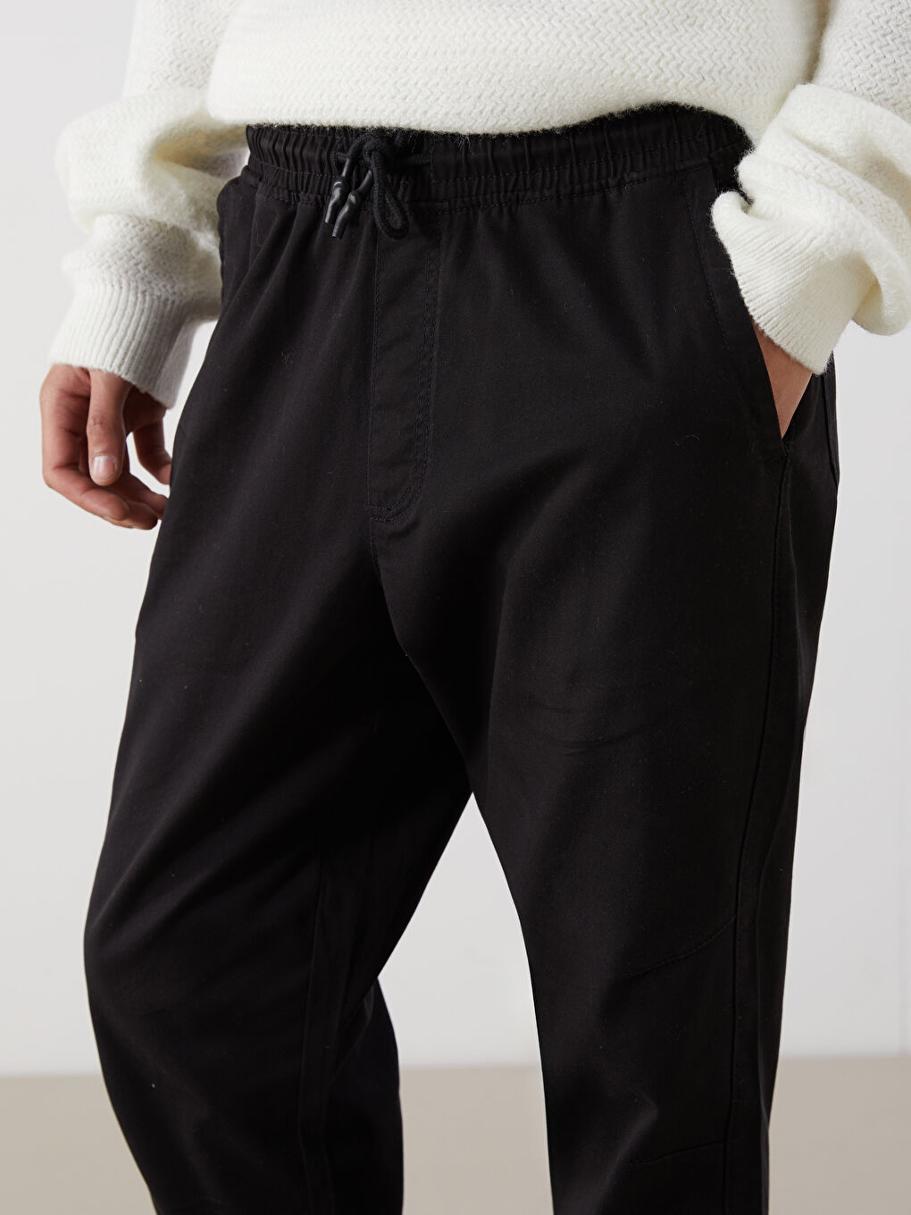 XSIDE Standard Fit Twill Men's Trousers -W52496Z8-RQL