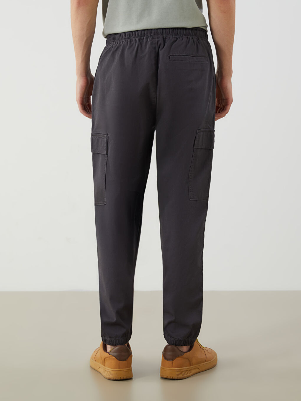 XSIDE Standard Fit Twill Men's Cargo Trousers -W52497Z8-SEH