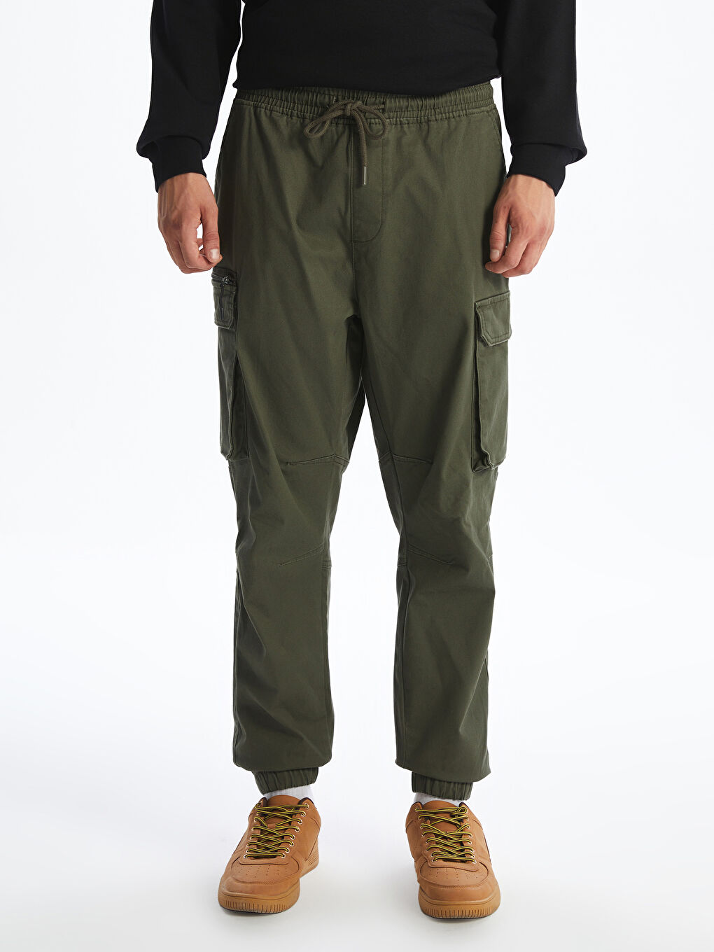 Standard Fit Men's Cargo Trousers-1