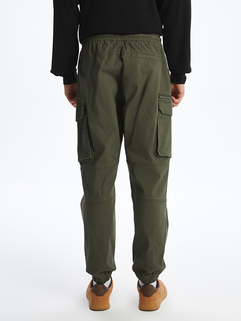 Standard Fit Men's Cargo Trousers-3