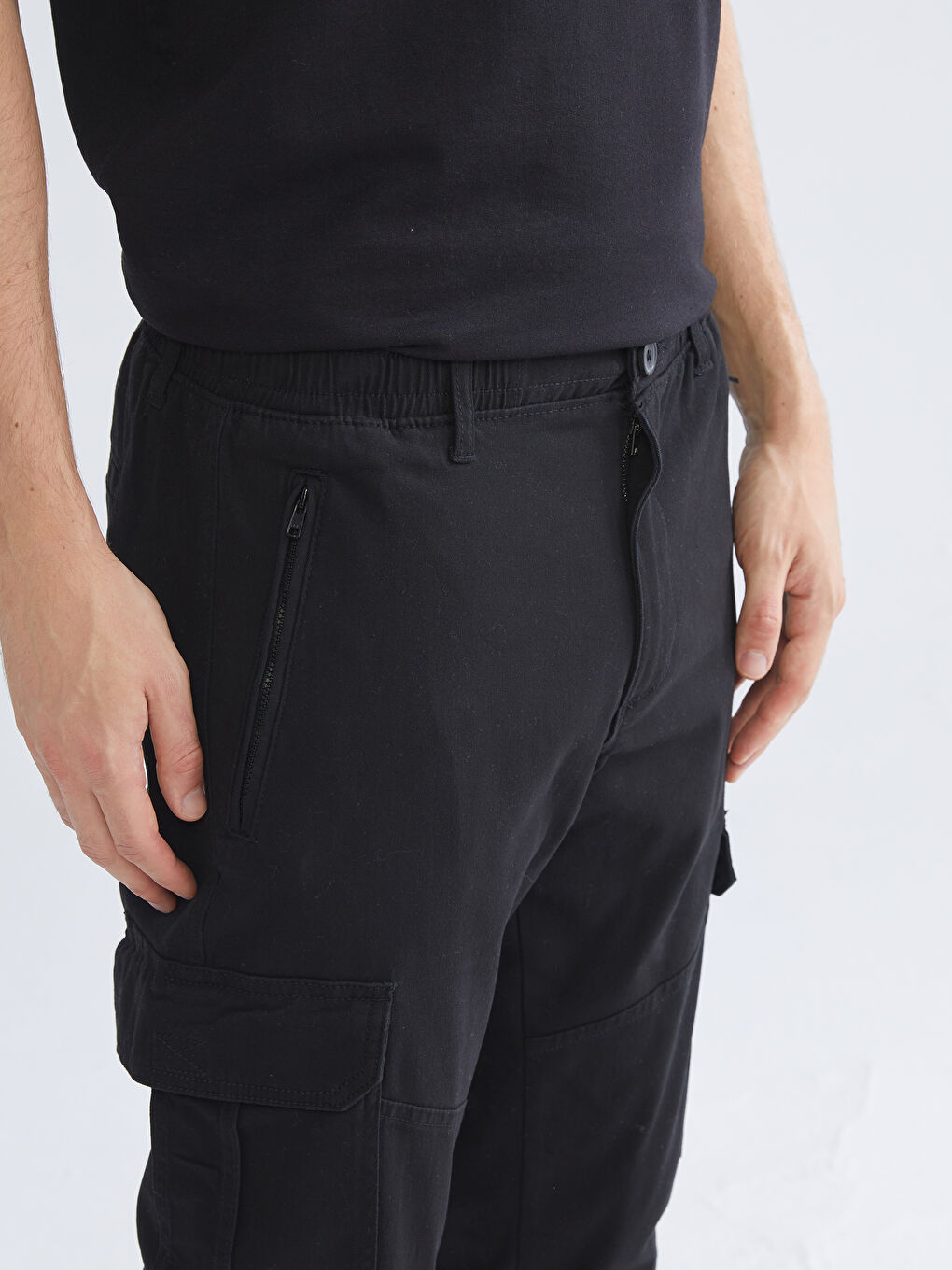 XSIDE Standard Fit Twill Men's Cargo Trousers -W52504Z8-HCZ