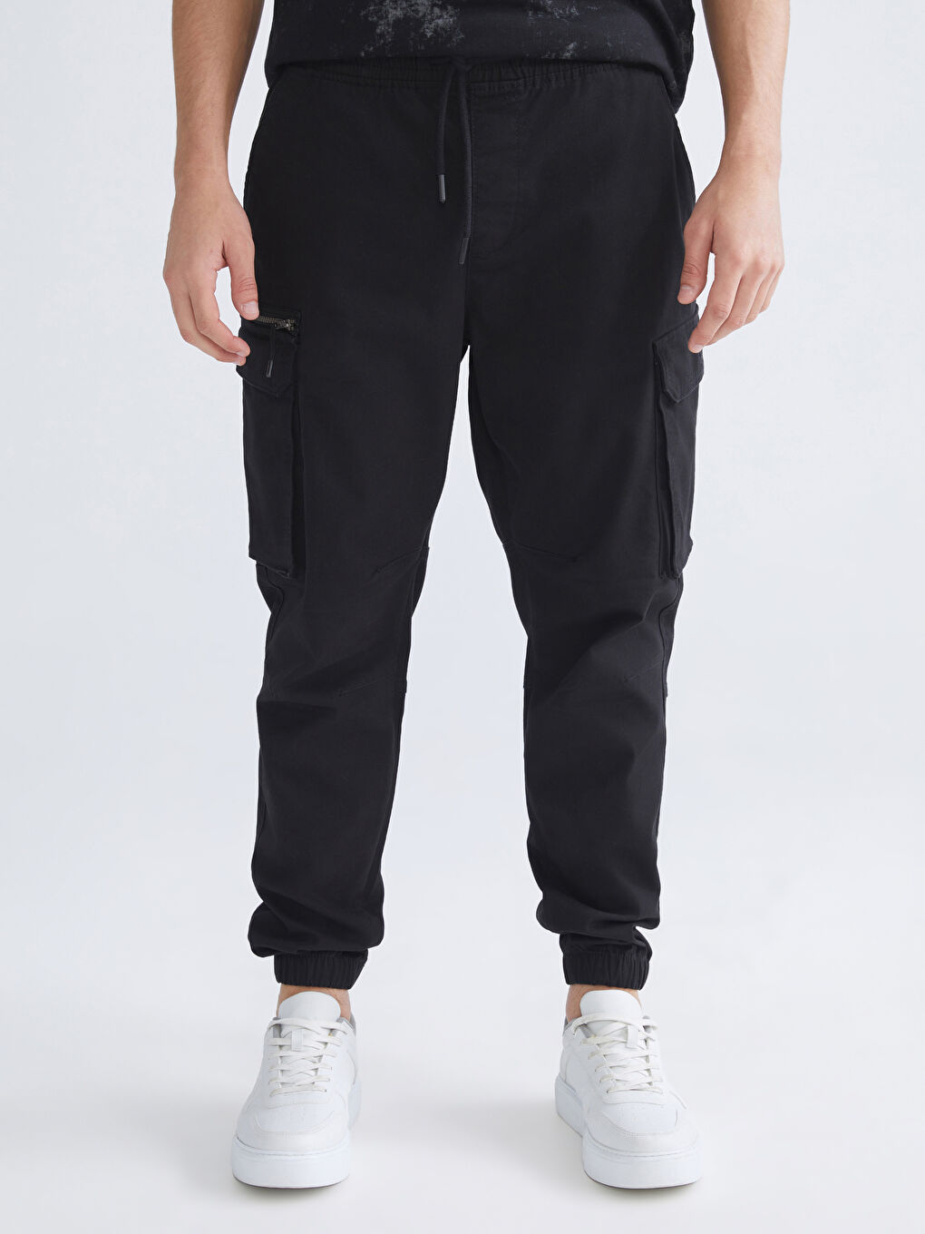 XSIDE Standard Fit Twill Men's Cargo Trousers -W52504Z8-RQL