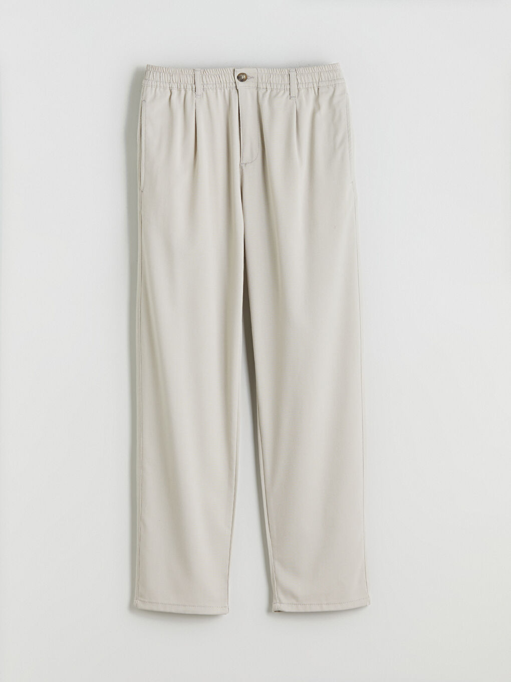 Bej Rahat Kalıp Erkek Pantolon-4